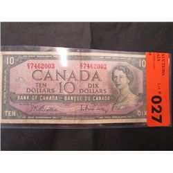 Canada ten dollar bill