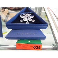Swarovski Christmas ornament 2004