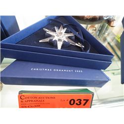 Swarovski Christmas ornament 2005