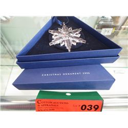 Swarovski  Christmas ornament 2006