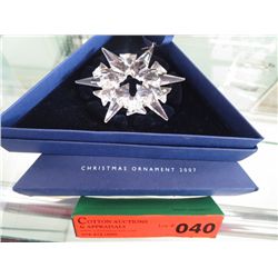 Swarovski Christmas ornament 2007