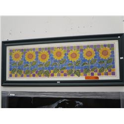 Sunflower Picture 14" x 35"