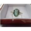 Image 2 : South American Emerald Solitaire Ring