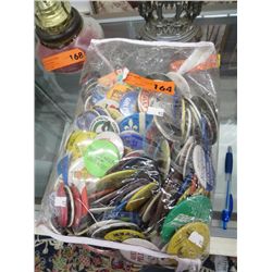 Bag containing approx 200 pin back buttons