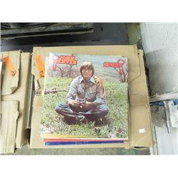 Large box of records