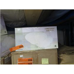 Case of flush mount ceiling lights