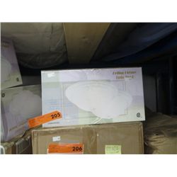 Case of flush mount ceiling lights