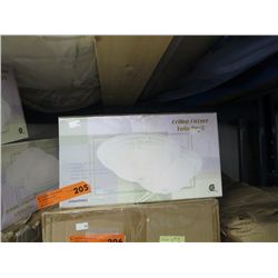 Case of flush mount ceiling lights