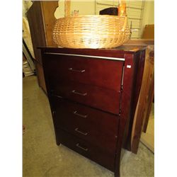 Dresser with five drawers