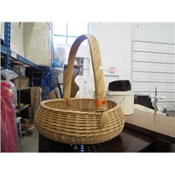 Large wicker basket 2' dia.