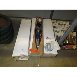 Six decorative light fixtures