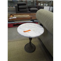 Marble topped table