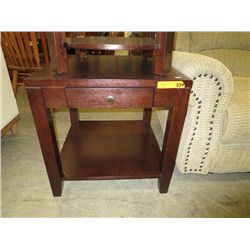 Square end table