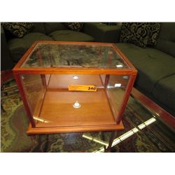 Wood framed display case