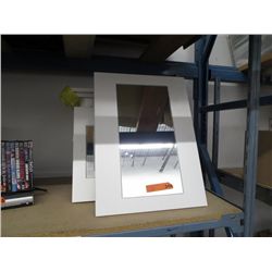 Six mirror fronted medicine cabinets 16" x 22"
