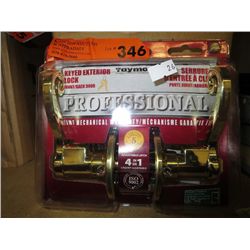 Keyed Taymor exterior lock