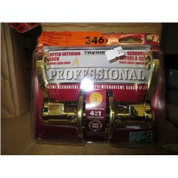 Keyed Taymor exterior lock