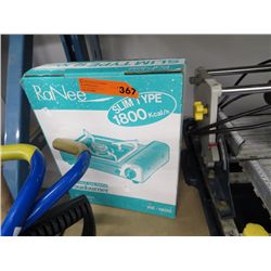 Portable gas range in box