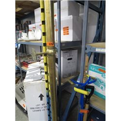 9ft long brass rail