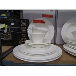 20 piece white dinner set - new in box