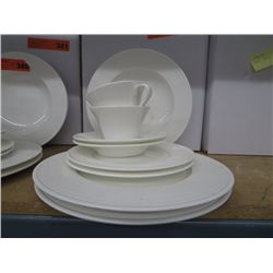 20 piece white dinner set - new in box