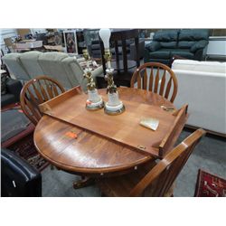 Round wood table 1