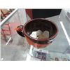 Image 1 : Pottery cup with assorted coins