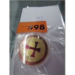 Knights templar coin