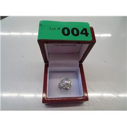 Fresh water pearl & crystal ring