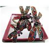 Image 2 : Coloured crystal dragonfly bracelet