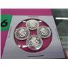 Image 2 : 4x .999 solid silver 2010 dragon coins