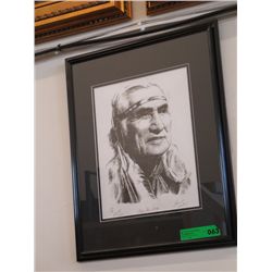 "Chief Dan George" by Laurence Andrew