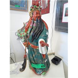 Oriental Figurine 19" tall