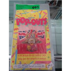 Beatles Pop-Out Cards