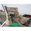 Image 1 : Four figurines, assorted materials
