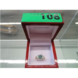 Emerald & Diamond ring