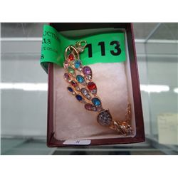 Peacock design bracelet