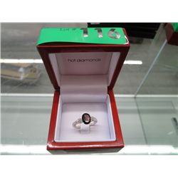 Diamond & Smokey Topaz ring