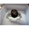 Image 2 : Diamond & Smokey Topaz ring