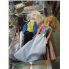 Image 1 : Box of Barbie dolls