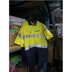 Two reflective safety shirts, size 3XL