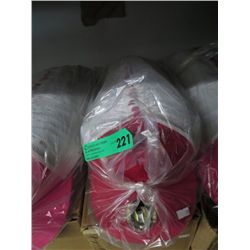 30 new caps with mesh backs - red and white