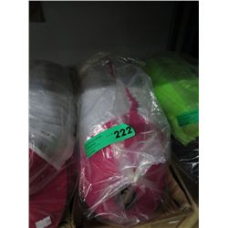 30 new caps with mesh backs - pink and white