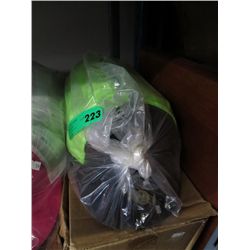 30 new caps with mesh backs - black and lime
