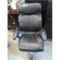 Black swivel executive office chair