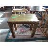 Image 1 : Brass wrapped table 18" long 11" deep 18" high