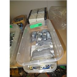 Three trays of electrical