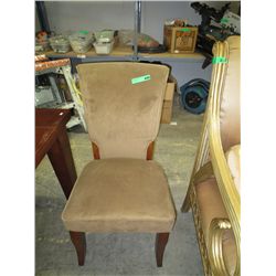 Microfiber upholstered dining chair - NEW