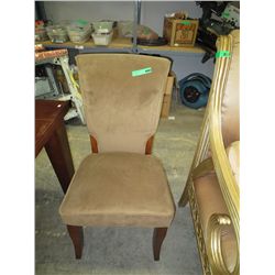 Microfiber upholstered dining chair - NEW