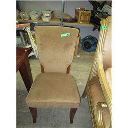Microfiber upholstered dining chair - NEW